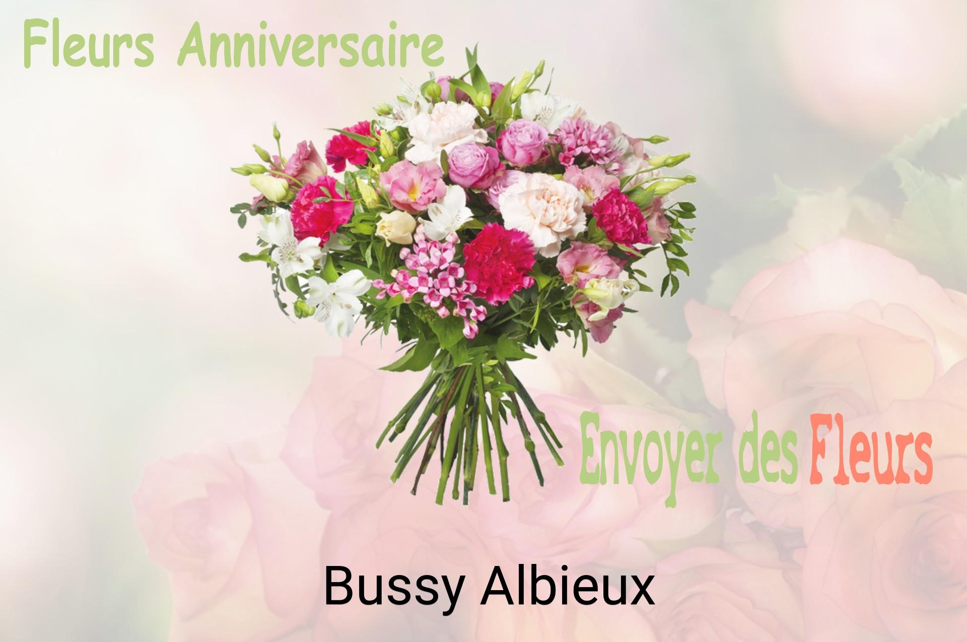 Bouquet de fleurs d’anniversaire livré à Bussy-Albieux